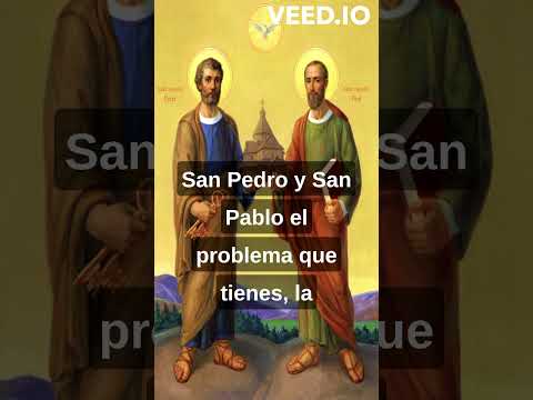 ORACIÓN A SAN PEDRO Y SAN PABLO #fucomin #oraciones