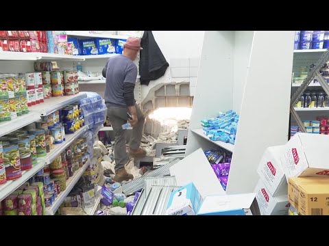 Supermarket in Israeli Arab city badly damaged by Lebanese strike