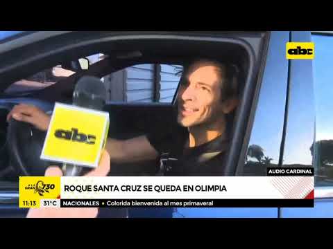 Roque Santa Cruz confirma que se queda en el Olimpia