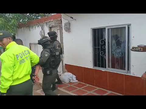 Policía allanó vivienda, capturó a delincuente e incautó droga en casa del Corregimiento La Playa