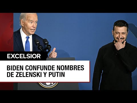 Nuevo traspié de Biden, ahora confunde a Zelenski con Putin