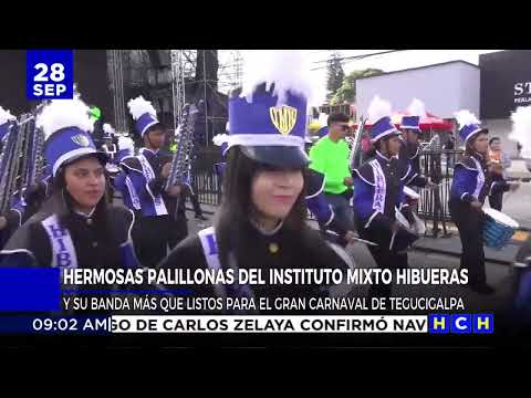 El instituto Hibueras nos acompaña en esta celebración del aniversario de Tegucigalpa