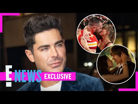 Zac Efron LOVES Those Taylor Swift & Travis Kelce Comparisons to High School Musical | E! News
