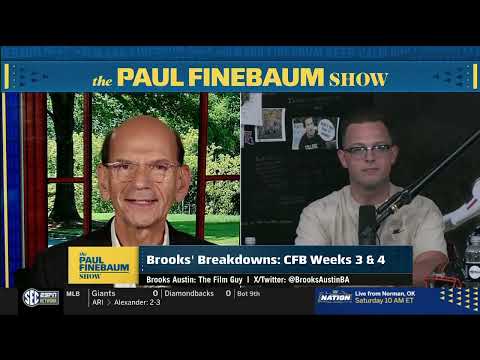 The Film Guy Joins Paul Finebaum To Preview Auburn vs Oklahoma | Review Georgia vs Tennessee