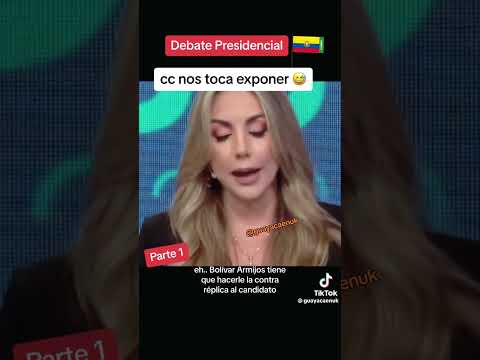 Debate político estilo comedia en Ecuador #noticias