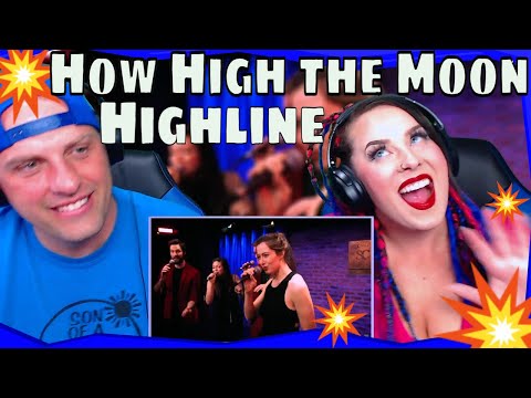 First Time Hearing How High the Moon - Highline | THE WOLF HUNTERZ REACTIONS