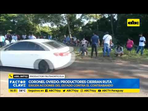 Coronel Oviedo: Productores cierran Ruta