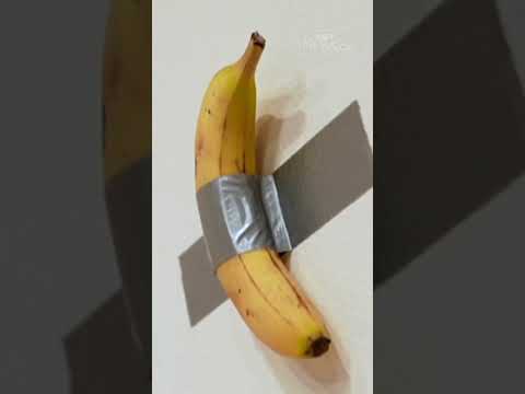 Banana duct-taped to wall could fetch up to US$1M at auction