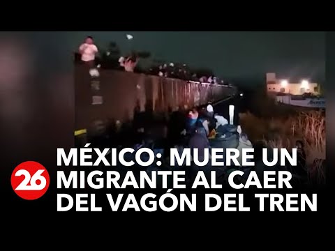 México: un migrante murió al caer de un vagón de un tren