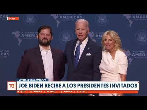 Joe Biden recibe a Gabriel Boric en la Cumbre de las Américas