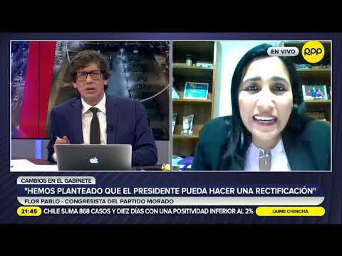 Flor Pablo: Bellido entra en contradicciones con el mensaje presidencial