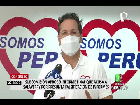 Daniel Salaverry: aprueban denuncia constitucional contra candidato de Somos Perú