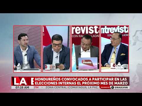 LA ENTREVISTA  Hondureños convocados a participar en las elecciones internas el próximo mes de marzo