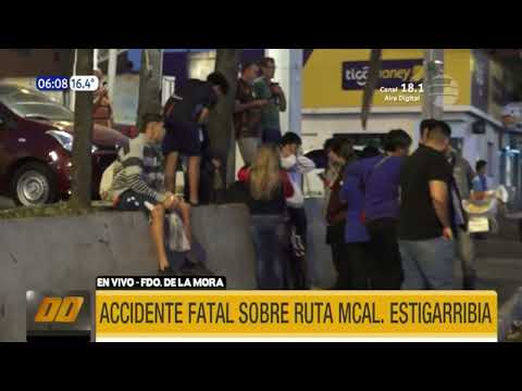 Accidente fatal en Fernando de la Mora