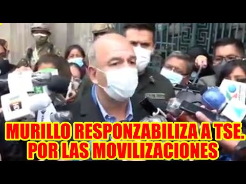 MINISTRO ARTURO MURILLO MENCIONO QUE EL PUEBLO TIENE DERECHO EN MOVILIZARSE..