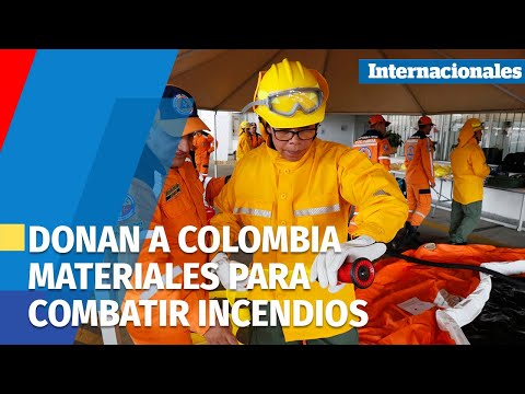 Estados Unidos dona a Colombia un millón de dólares en materiales para combatir incendios