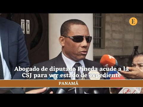 Abogado de diputado Pineda acude a la CSJ para ver estado de expediente