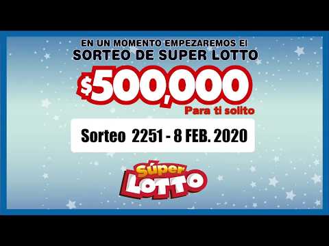 Sorteo Lotto 2251 8-FEB-2020