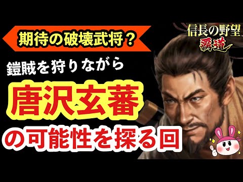 【信長の野望 覇道】期待の破壊武将？唐沢玄蕃の可能性を賊狩りしながら考える回【シーズン12】