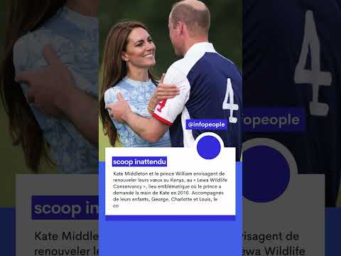 Kate Middleton et William : Renouvellement des vœux de mariage en Afrique, de?tails e?mouvants