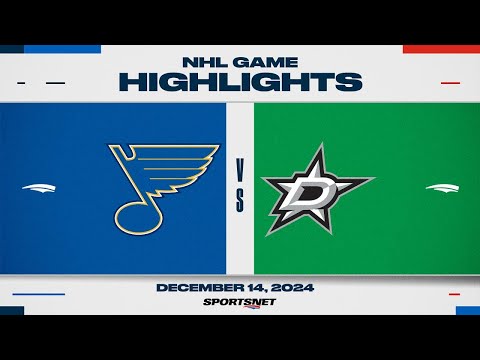 NHL Highlights | Blues vs. Stars - December 14, 2024