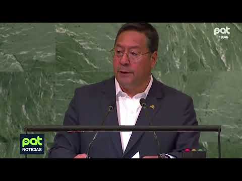 Participación de Luis Arce en la Asamblea de la ONU