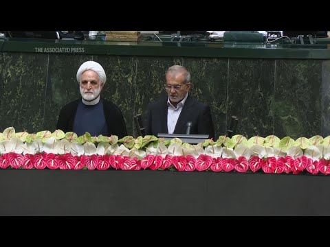 Iran’s new president Pezeshkian takes oath of office