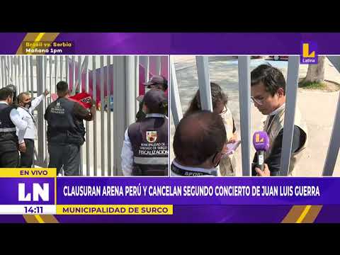 Cancelan concierto de Juan Luis Guerra tras clausura de Arena Perú