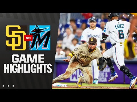 Padres vs. Marlins Game Highlights (7/21/25) | MLB Highlights