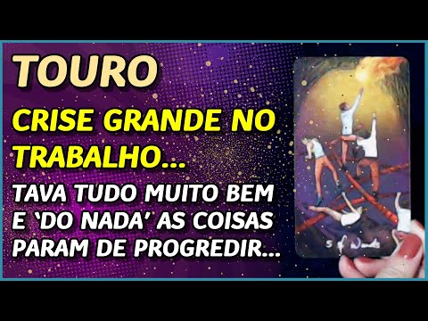 TOURO ? // CRISE NO TRABALHO ??- TAVA TUDO BEM E 'DO NADA' AS COISAS DESANDAM...?