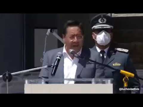 Arce subestima tecnología china y entrega equipos de terapia intensiva suizos (Video: Lucho Arce)