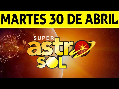 Resultado de ASTRO SOL del Martes 30 de Abril de 2024  SUPER ASTRO