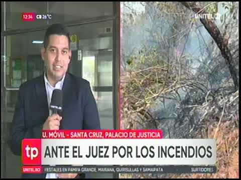 29092024 REALIZAN AUDIENCIA CAUTELAR A PERSONAS ACUSADAS DE ORIGINAR INCENDIOS FORESTALES UNITEL