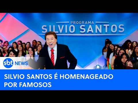 Silvio Santos recebe homenagens de estrelas internacionais | #SBTNewsnaTV (19/08/24)