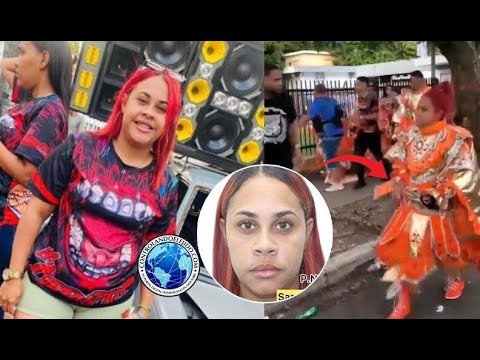 Se entrega a la Policía mujer apuñaló a dos personas en carnaval de La Vega