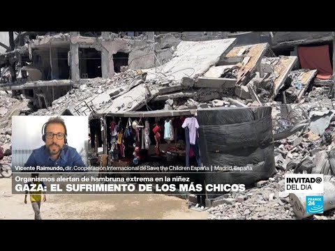 ¿En qué condiciones se encuentran los niños y las niñas en Gaza? • FRANCE 24 Español