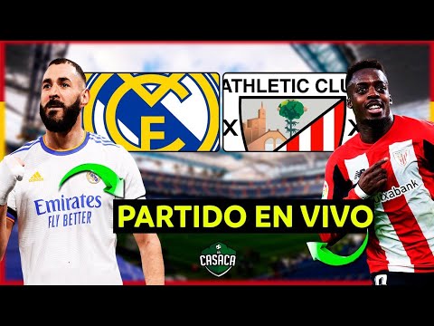 REAL MADRID vs ATHLETIC CLUB de BILBAO EN VIVO  LA LIGA de ESPAÑA  SE VA BENZEMA