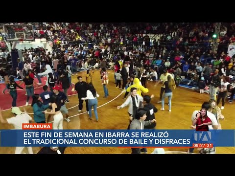 En Ibarra se realizó el tradicional concurso de baile 'Los Inocentes'