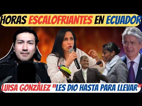 LUISA GONZÁLEZ d3stroz@ a Lasso y Salazar | Caos en Ecuador CAFETEOS ¿No hay paz?