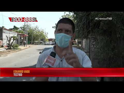 Rescatan a hombre que se precipitó a un cauce de Managua - Nicaragua