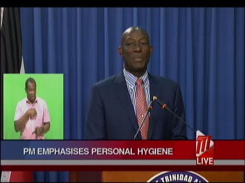 Prime Minister Rowley Hosts Media Conference On COVID-19 - Friday March 20th 2020