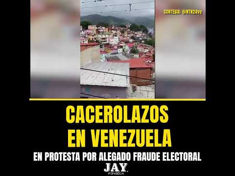 Cacerolazos en Venezuela