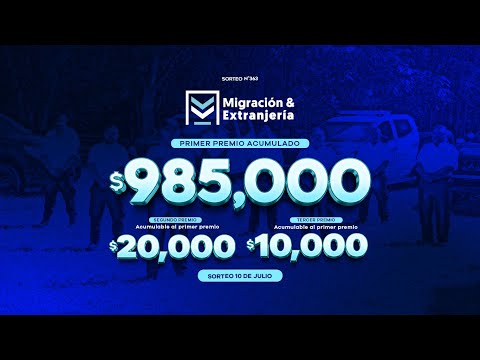 SORTEO EN HONOR A MIGRACIÓN Y EXTRANJERÍA