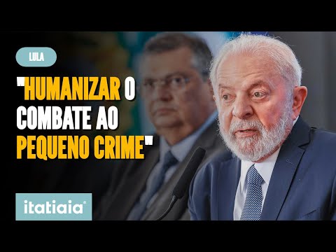 LULA AFIRMA QUE TENTARÁ 'HUMANIZAR' O COMBATE AO PEQUENO CRIME NO BRASIL