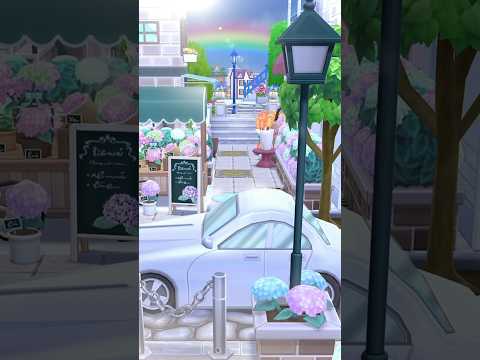 【ポケ森】 雨上がり🌈ᵕ̈*【キャンプ場レイアウト】 #acpc #ポケ森 #ポケ森コンプリート #shorts