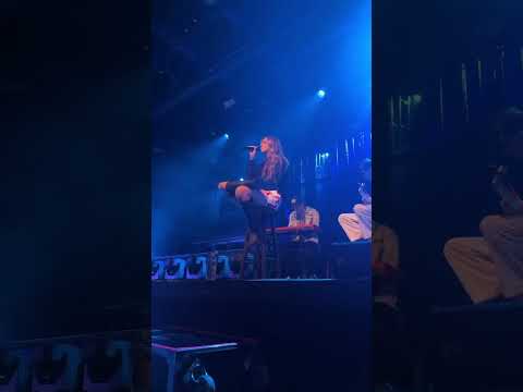 Tate McRae performing Hate Myself Live at the Are We Flying Tour VIP Soundcheck In Philly #fyp