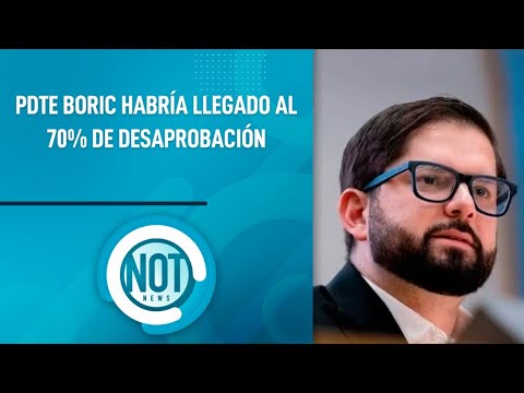 Pdte Gabriel Boric y su MÍNIMO HISTÓRICO de APROBACIÓN | NotNews