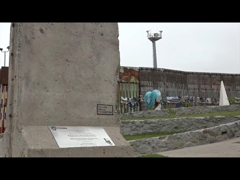 Berlin Wall relic gets a 'second life' on US-Mexico border as Biden adds barriers