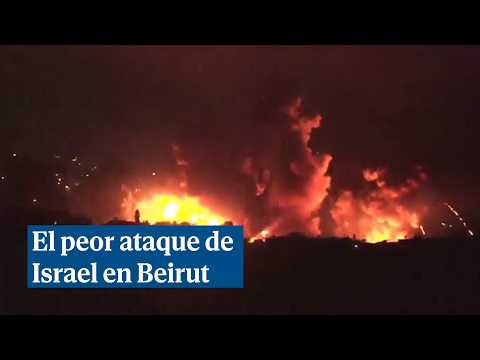 Israel lanza el mayor ataque sobre Beirut