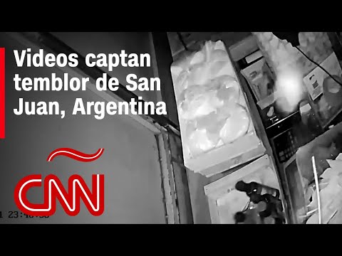 Mira los videos del temblor en San Juan, Argentina, que se sintió también en Chile